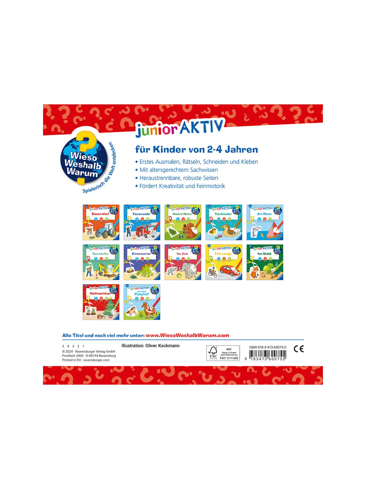 RAVENSBURGER | Buch - Wieso Weshalb Warum - junior AKTIV: Weihnachten | 